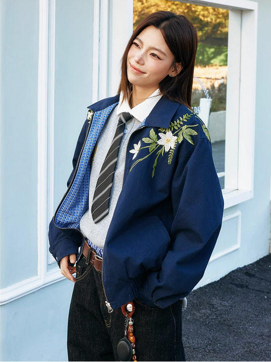 Harsh and Cruel Plaid Reversible Track Jacket | Face 3 Face