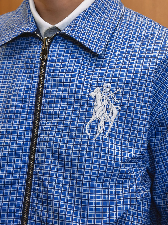 Harsh and Cruel Plaid Reversible Track Jacket | Face 3 Face