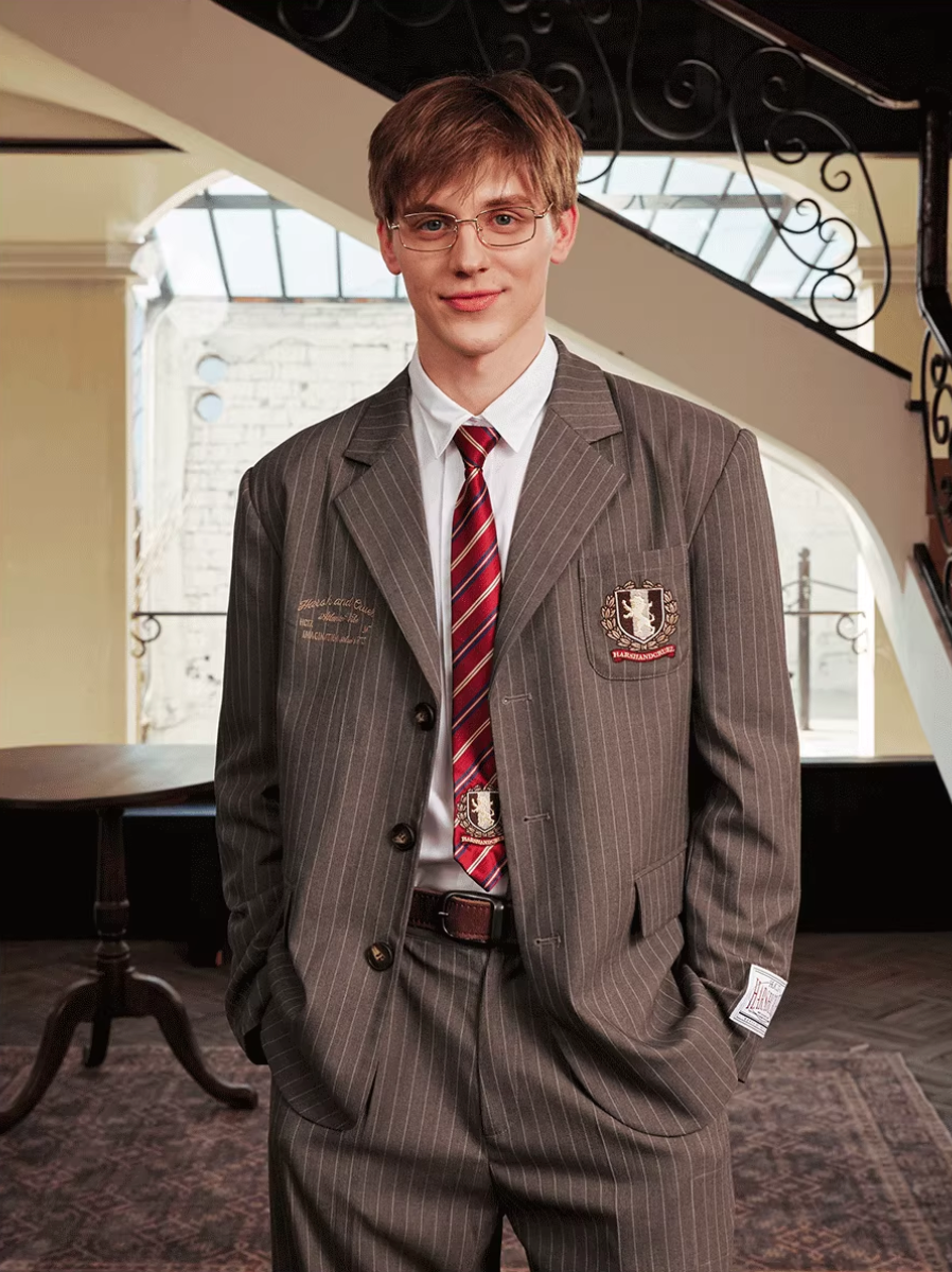 Harsh and Cruel Striped Badge Embroidered Blazer | Face 3 Face