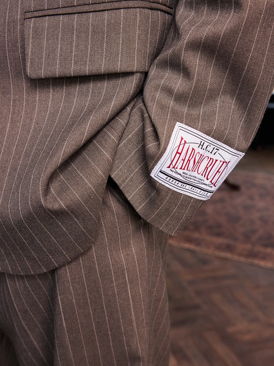 Harsh and Cruel Striped Badge Embroidered Blazer | Face 3 Face