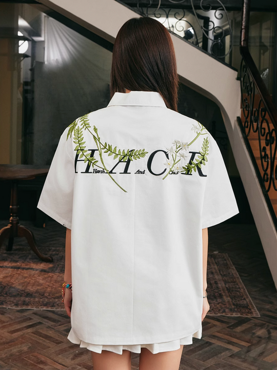 Harsh and Cruel Floral Embroidered Cuban Shirt | Face 3 Face