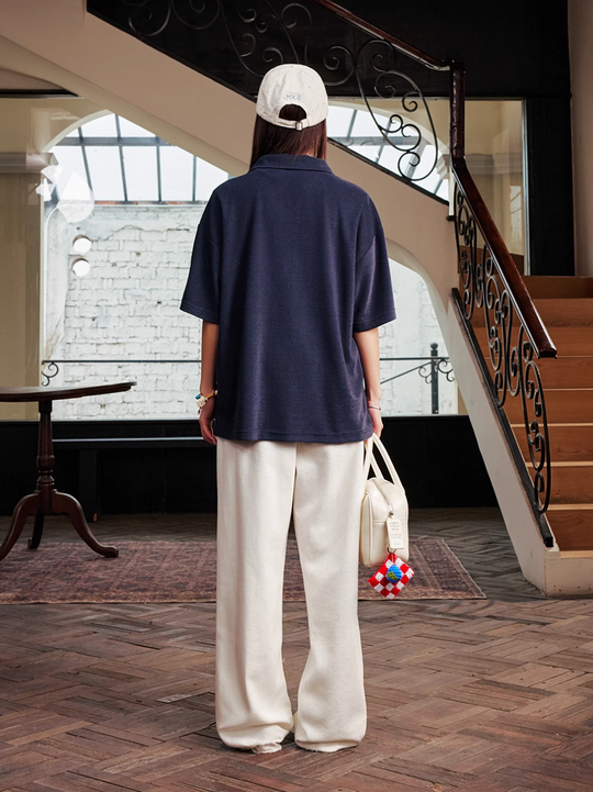 Harsh and Cruel Terry Badge Embroidered Polo | Face 3 Face