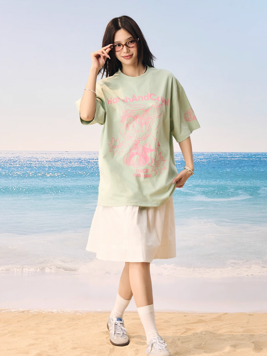 Harsh and Cruel Angel Graffiti Print Tee | Face 3 Face