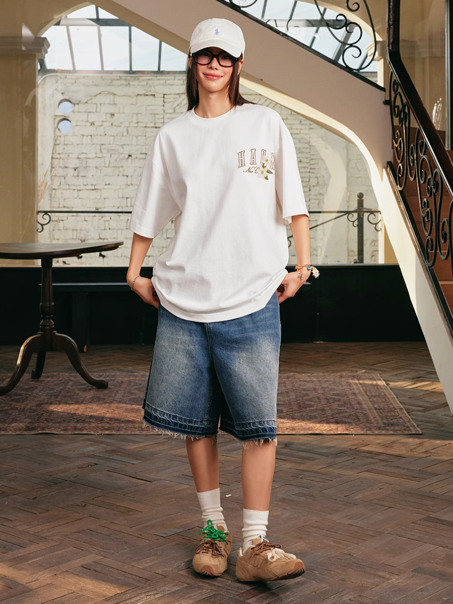 Harsh and Cruel HACR Ethnic Flower Patch Embroidery Tee | Face 3 Face