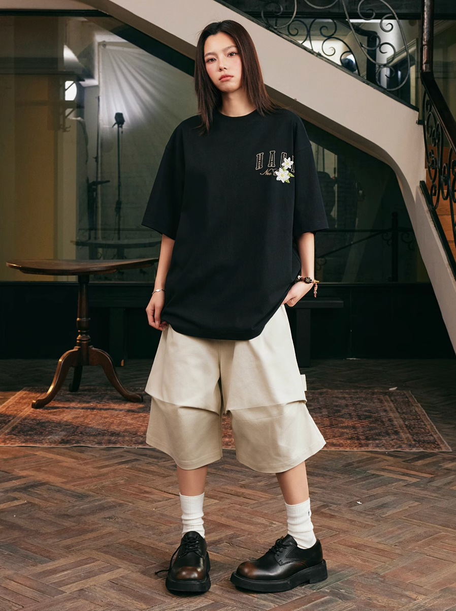 Harsh and Cruel HACR Ethnic Flower Patch Embroidery Tee | Face 3 Face