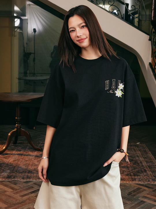 Harsh and Cruel HACR Ethnic Flower Patch Embroidery Tee | Face 3 Face