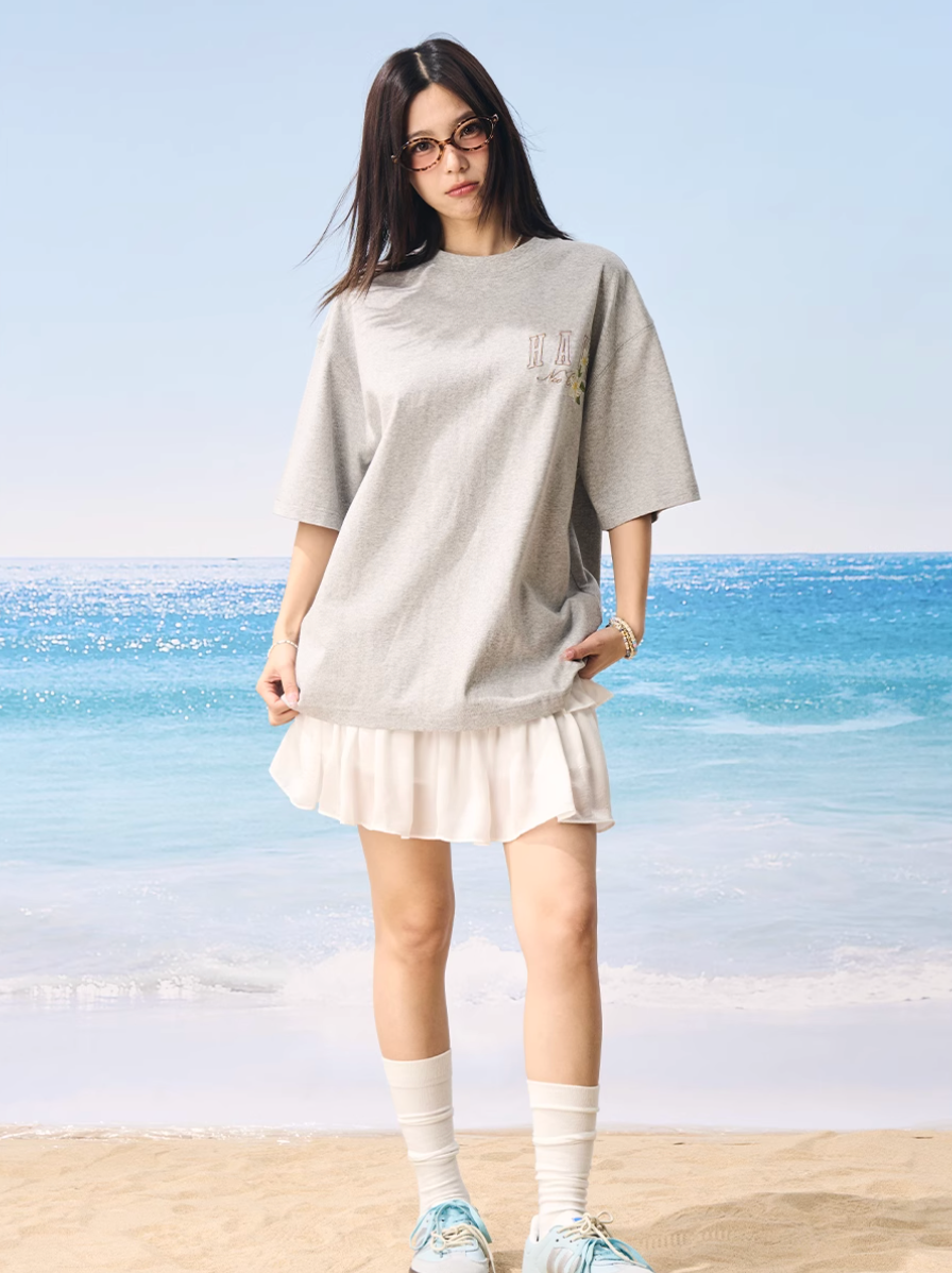 Harsh and Cruel HACR Ethnic Flower Patch Embroidery Tee | Face 3 Face