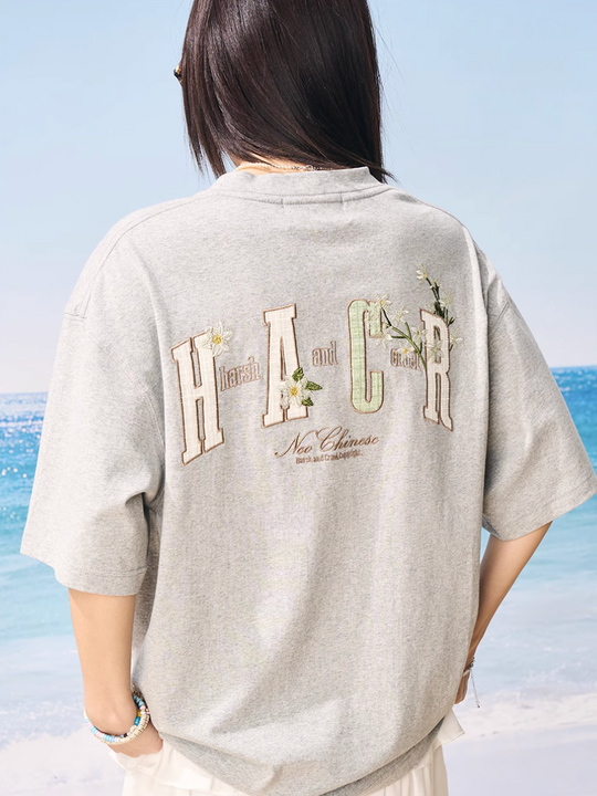 Harsh and Cruel HACR Ethnic Flower Patch Embroidery Tee | Face 3 Face