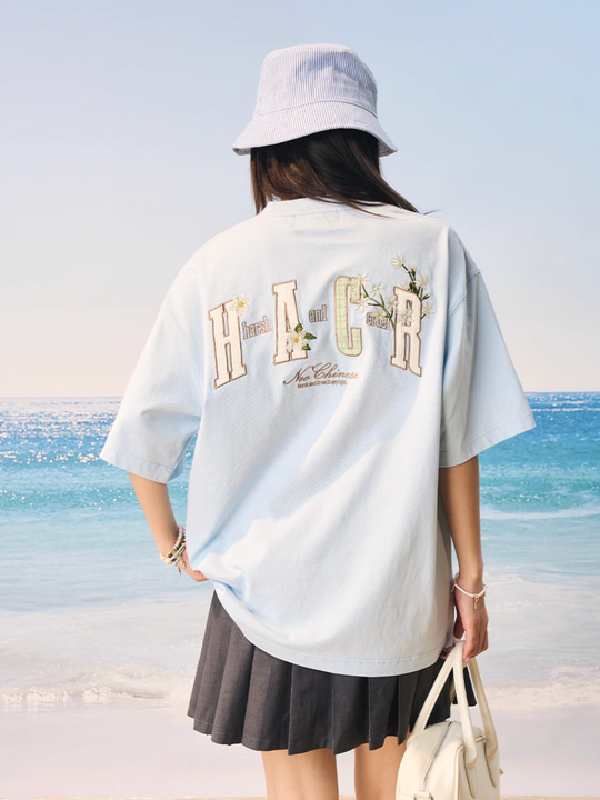 Harsh and Cruel HACR Ethnic Flower Patch Embroidery Tee | Face 3 Face