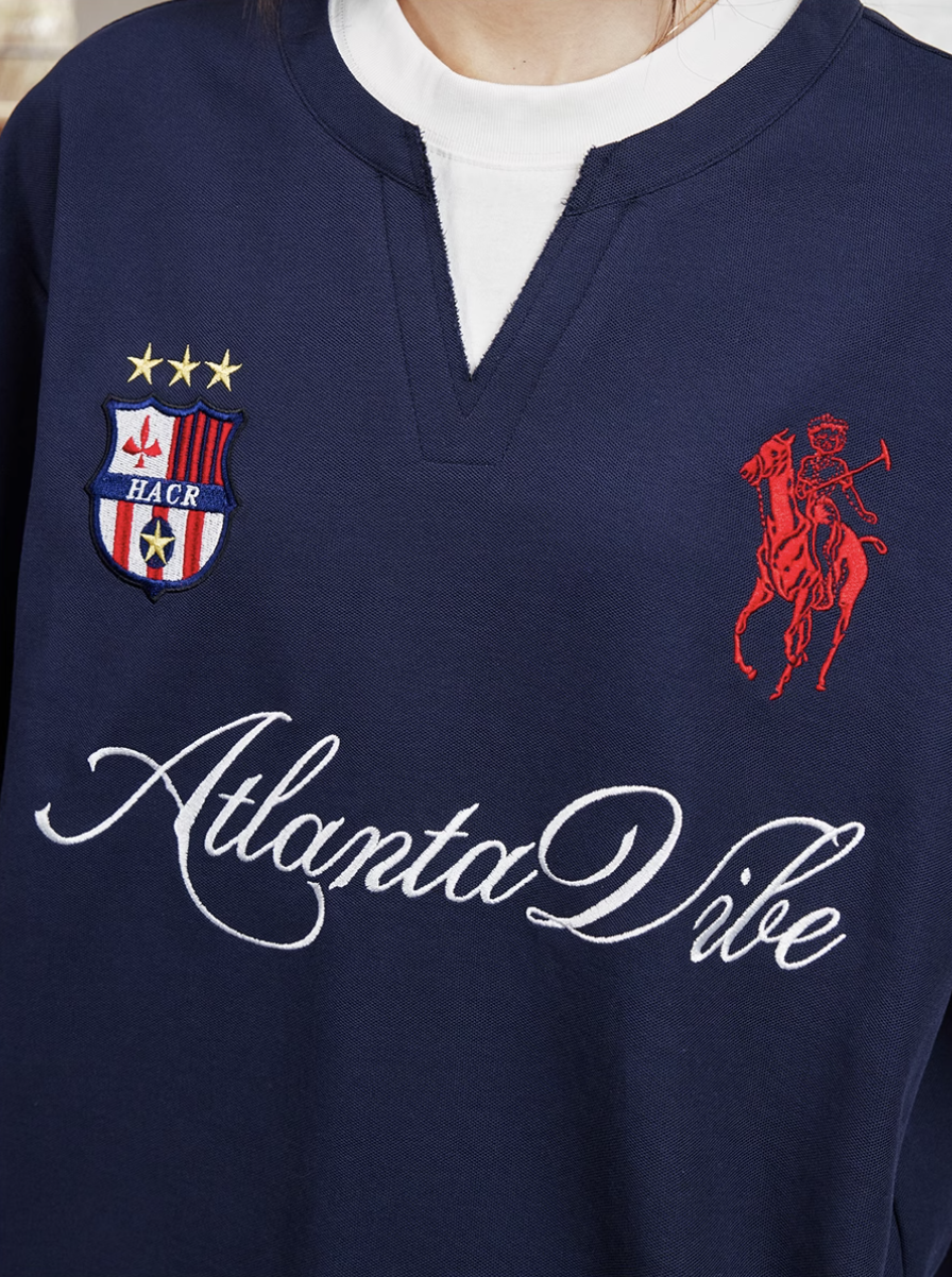 Harsh and Cruel Badge Embroidered Layered Tee | Face 3 Face