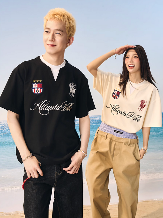 Harsh and Cruel Badge Embroidered Layered Tee | Face 3 Face