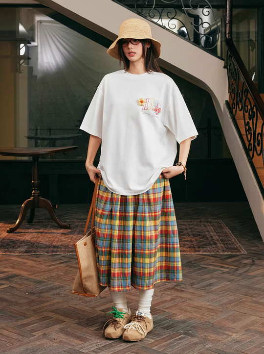 Harsh and Cruel HACR Crayon Drawing 3D Wool Flower Tee | Face 3 Face