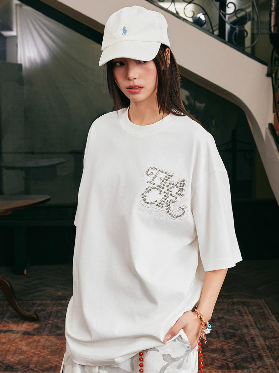 Harsh and Cruel HCAR Glitter Studded Diamond Tee | Face 3 Face