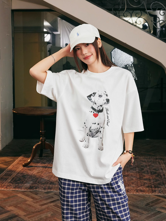 Harsh and Cruel Dalmatian Print Tee | Face 3 Face