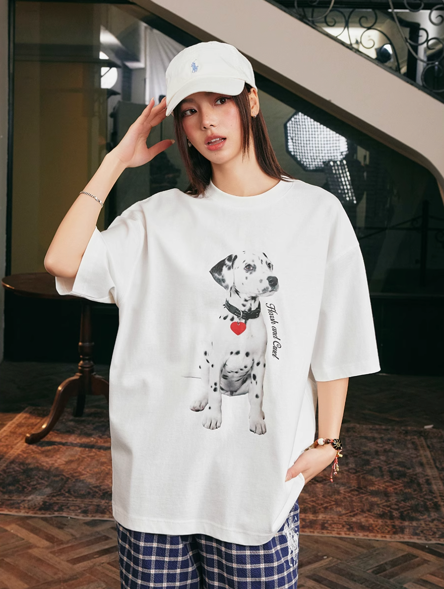 Harsh and Cruel Dalmatian Print Tee | Face 3 Face