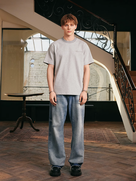 Harsh and Cruel Ribbed Crew Neck Tee | Face 3 Face