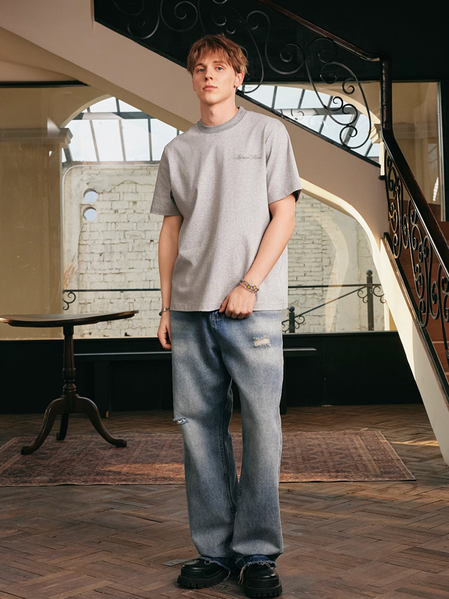 Harsh and Cruel Ribbed Crew Neck Tee | Face 3 Face