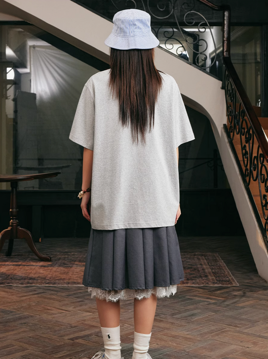 Harsh and Cruel HCAR Floral Plaid Patch Embroidered Tee | Face 3 Face