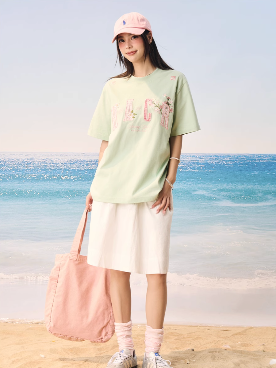 Harsh and Cruel HACR Floral Plaid 3D Embroidered Tee | Face 3 Face