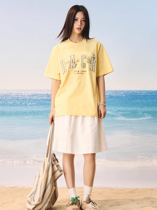 Harsh and Cruel HACR Floral Plaid 3D Embroidered Tee | Face 3 Face