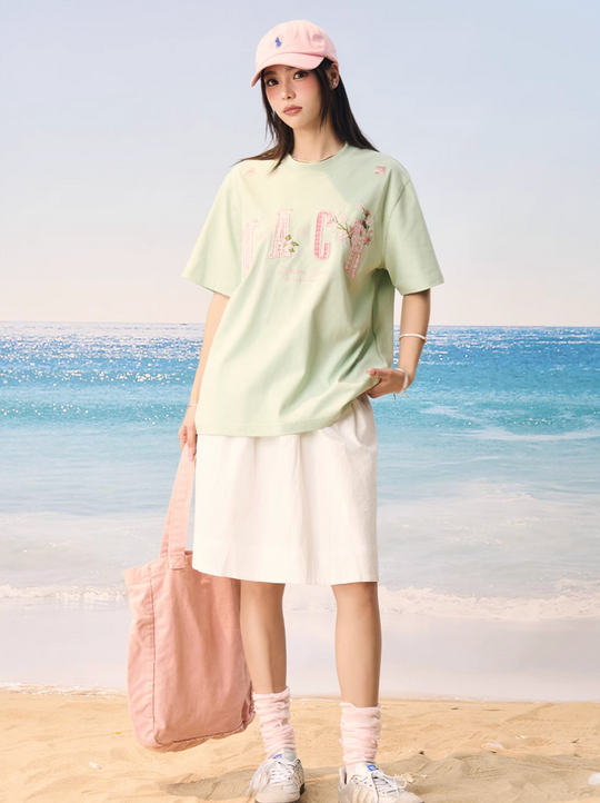 Harsh and Cruel HACR Floral Plaid 3D Embroidered Tee | Face 3 Face