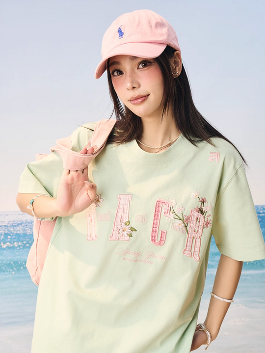 Harsh and Cruel HACR Floral Plaid 3D Embroidered Tee | Face 3 Face