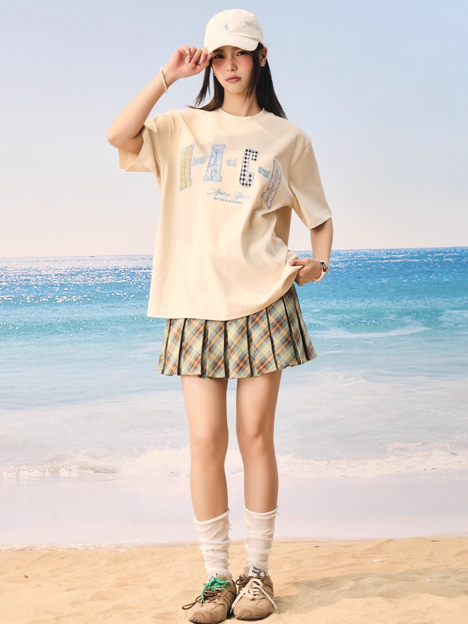 Harsh and Cruel HACR Flower Plaid Multi Patch Tee | Face 3 Face