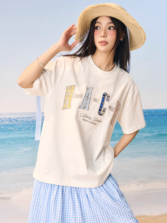 Harsh and Cruel HACR Flower Plaid Multi Patch Tee | Face 3 Face