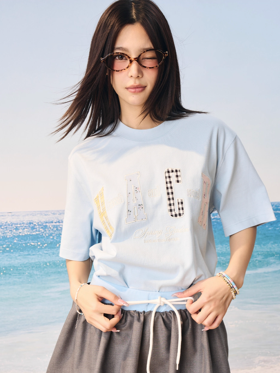 Harsh and Cruel HACR Flower Plaid Multi Patch Tee | Face 3 Face