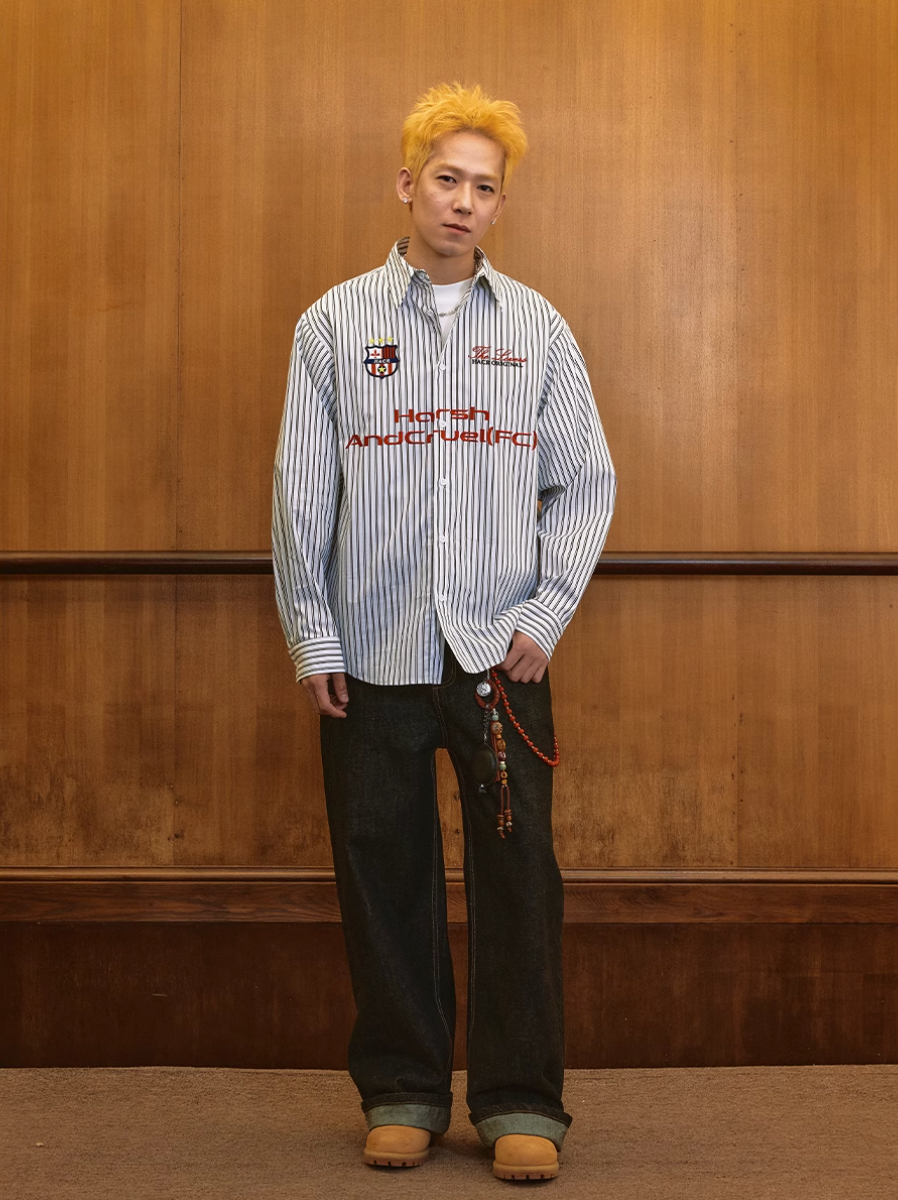 Harsh and Cruel Original Wide Black Jeans | Face 3 Face