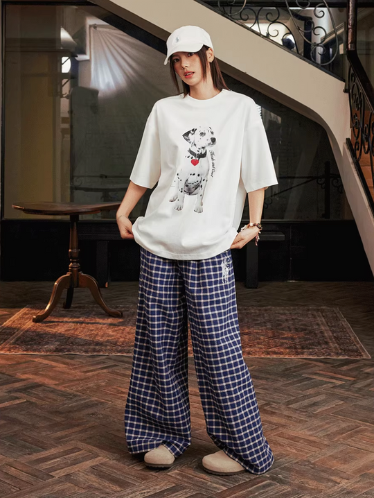 Harsh and Cruel Casual Plaid Baggy Pants | Face 3 Face