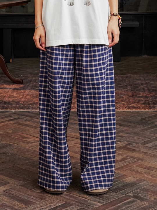 Harsh and Cruel Casual Plaid Baggy Pants | Face 3 Face
