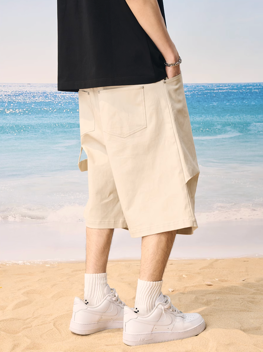 Harsh and Cruel 3D Pleated Work Shorts | Face 3 Face