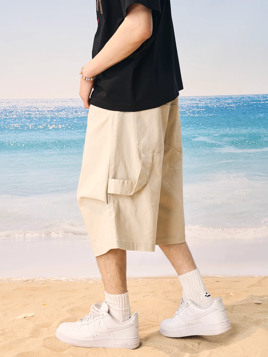 Harsh and Cruel 3D Pleated Work Shorts | Face 3 Face