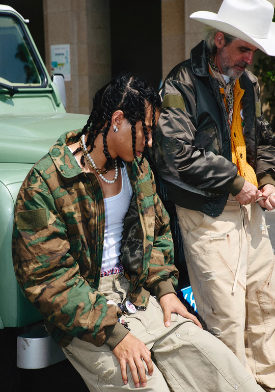 STEEPC Army Green Camouflage MA-2 Jacket | Face 3 Face