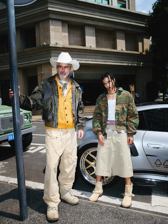 STEEPC Army Green Camouflage MA-2 Jacket | Face 3 Face