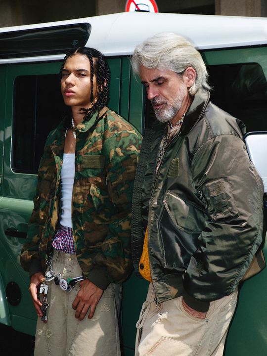 STEEPC Army Green Camouflage MA-2 Jacket | Face 3 Face