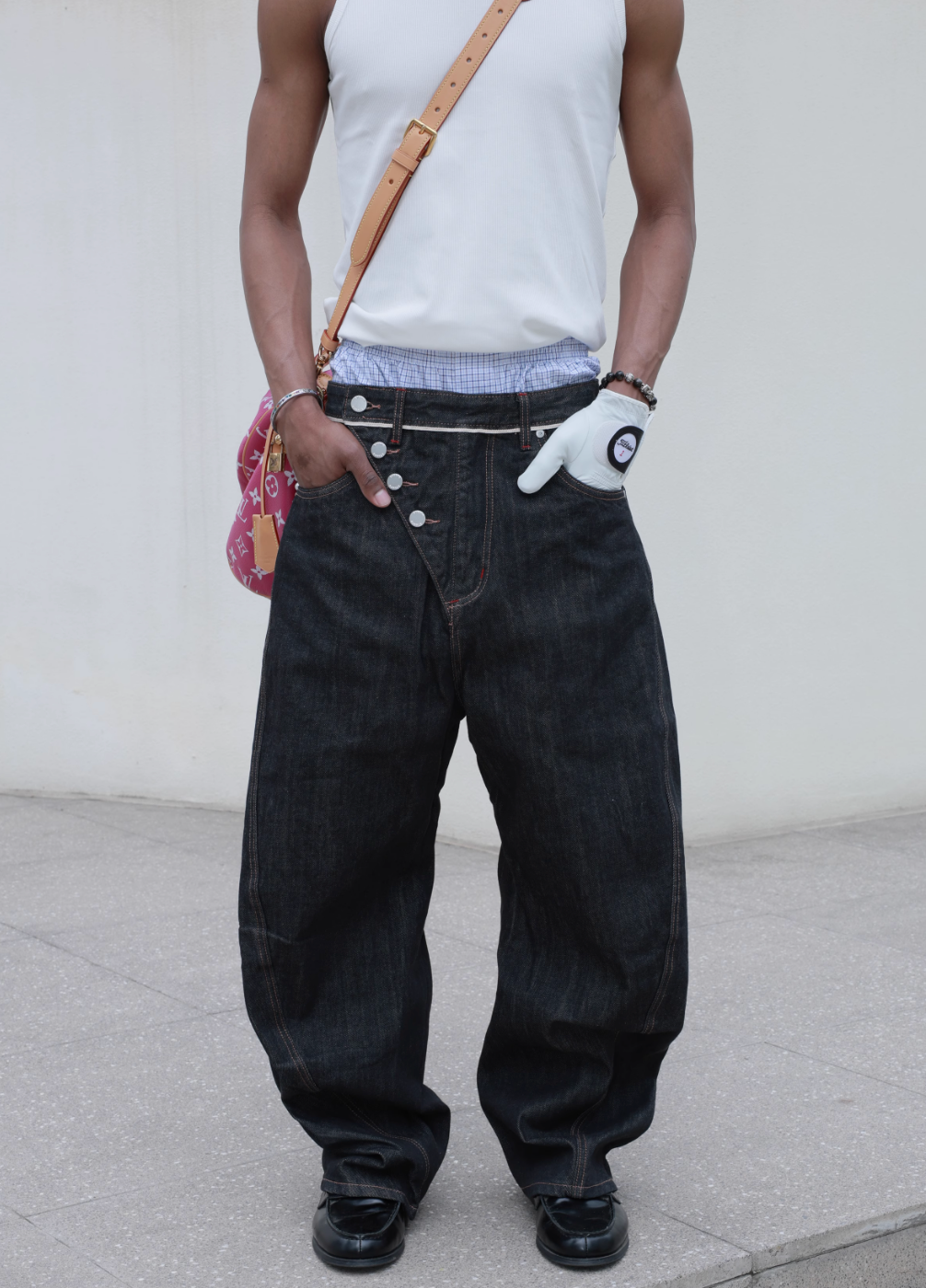 STEEPC Selvage Slash Detailed Button Machete Jeans | Face 3 Face