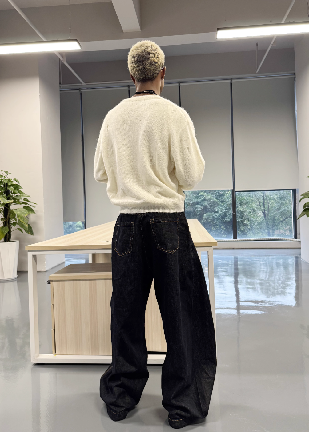 STEEPC Distressed Embroidered Wool Blend Knit Cardigan | Face 3 Face