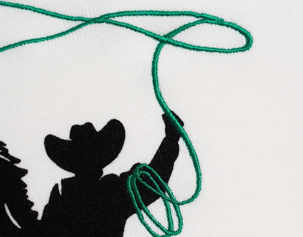 STEEPC Colorblock 3D Embroidered Knit Tee | Face 3 Face