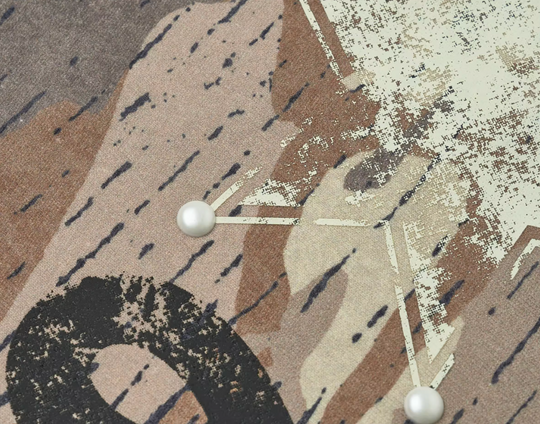 STEEPC Aged Desert Camo Pearl Embellished Print Tee | Face 3 Face