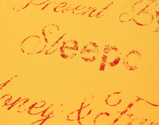 STEEPC Contrast Old Print Boxy Knit Tee | Face 3 Face