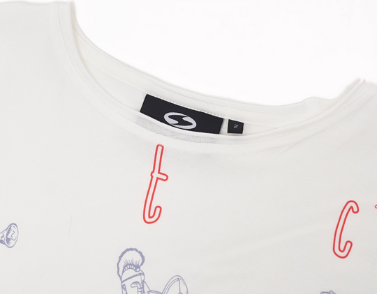 STEEPC Hand Painted Print Tee | Face 3 Face