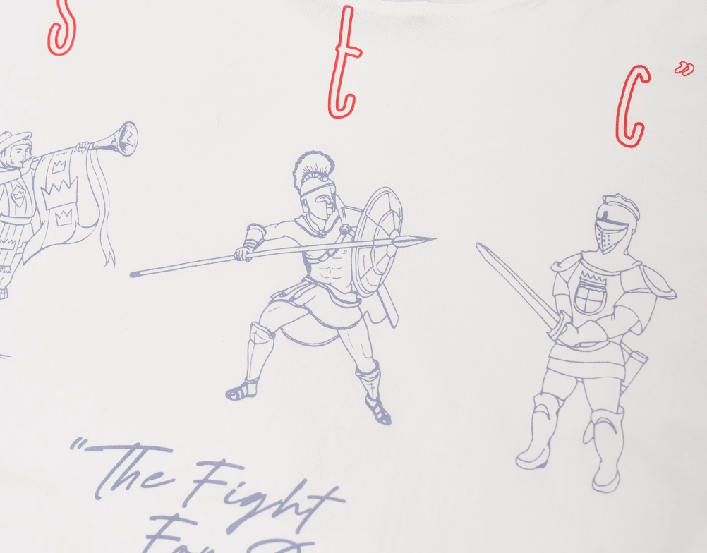 STEEPC Hand Painted Print Tee | Face 3 Face