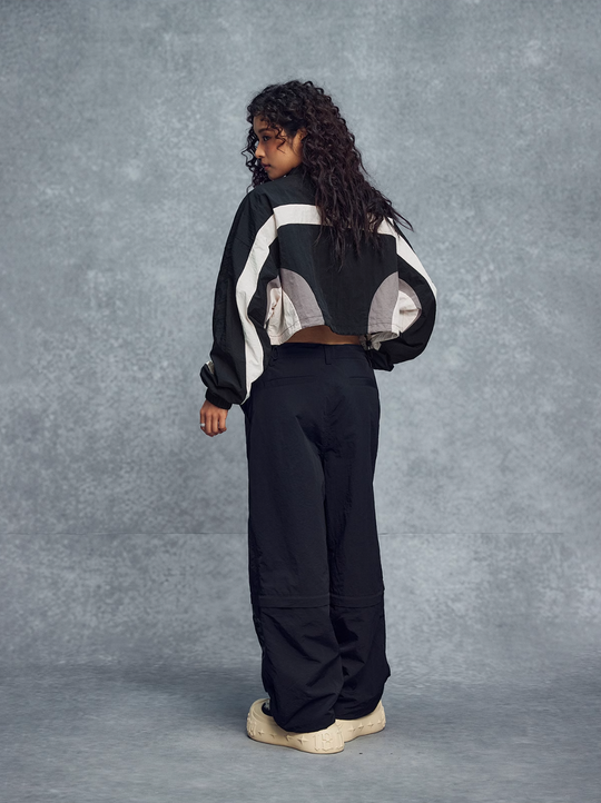 1807 Colorblock Cropped Track Jacket | Face 3 Face