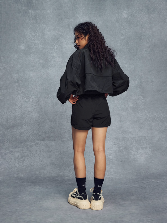 1807 Mesh Patchwork Cropped Track Jacket | Face 3 Face