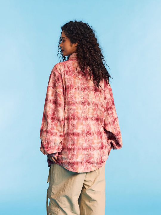 1807 Plaid Faded Long Sleeve Shirt | Face 3 Face