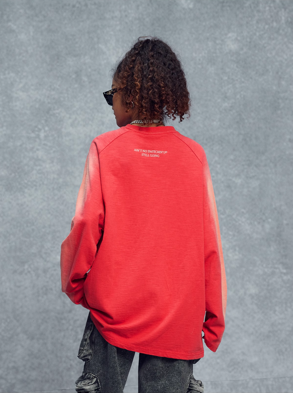 1807 Vintage Print Aged Long Sleeve Tee | Face 3 Face