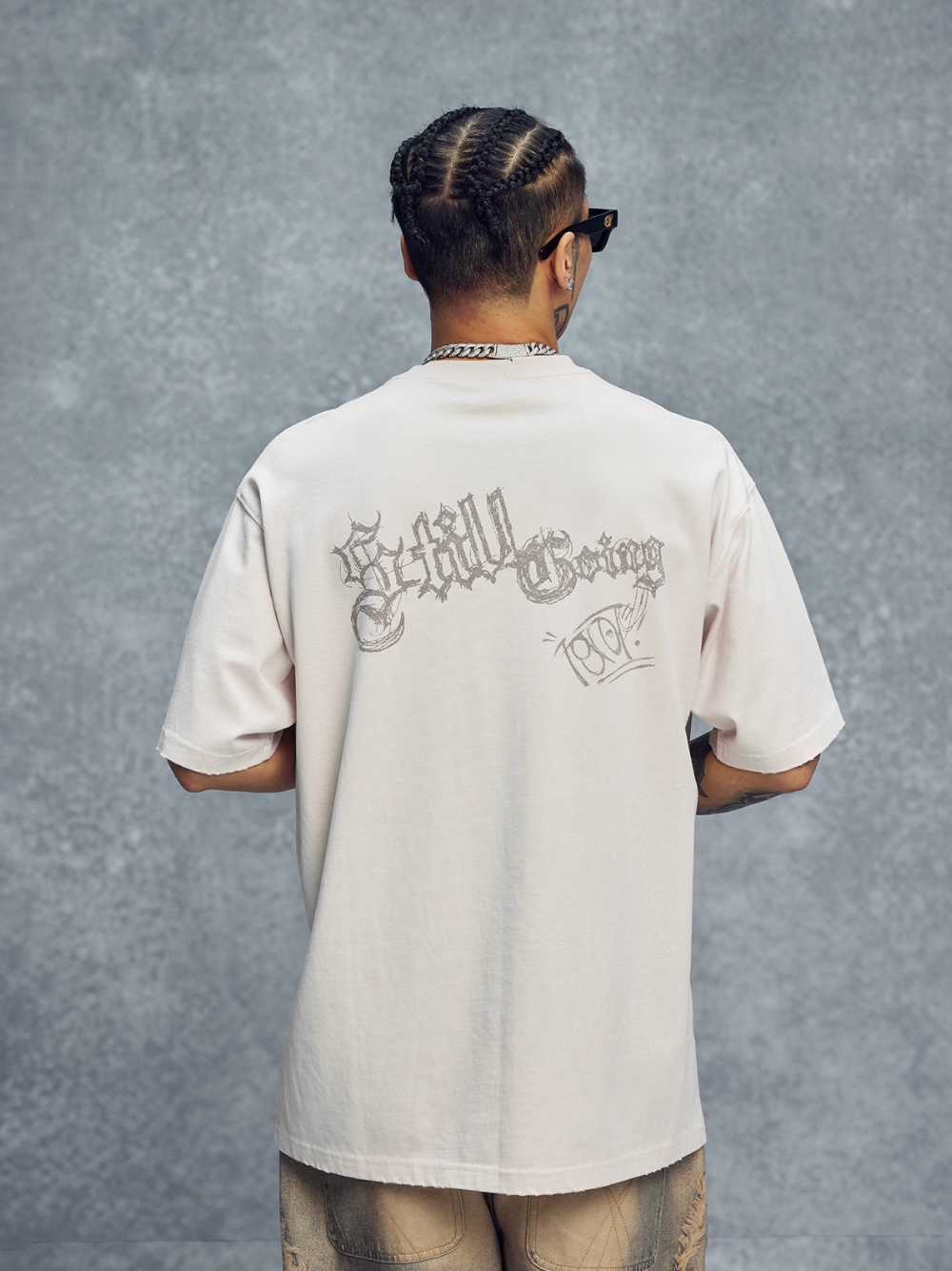 1807 Hand Painted Angel Print Tee | Face 3 Face