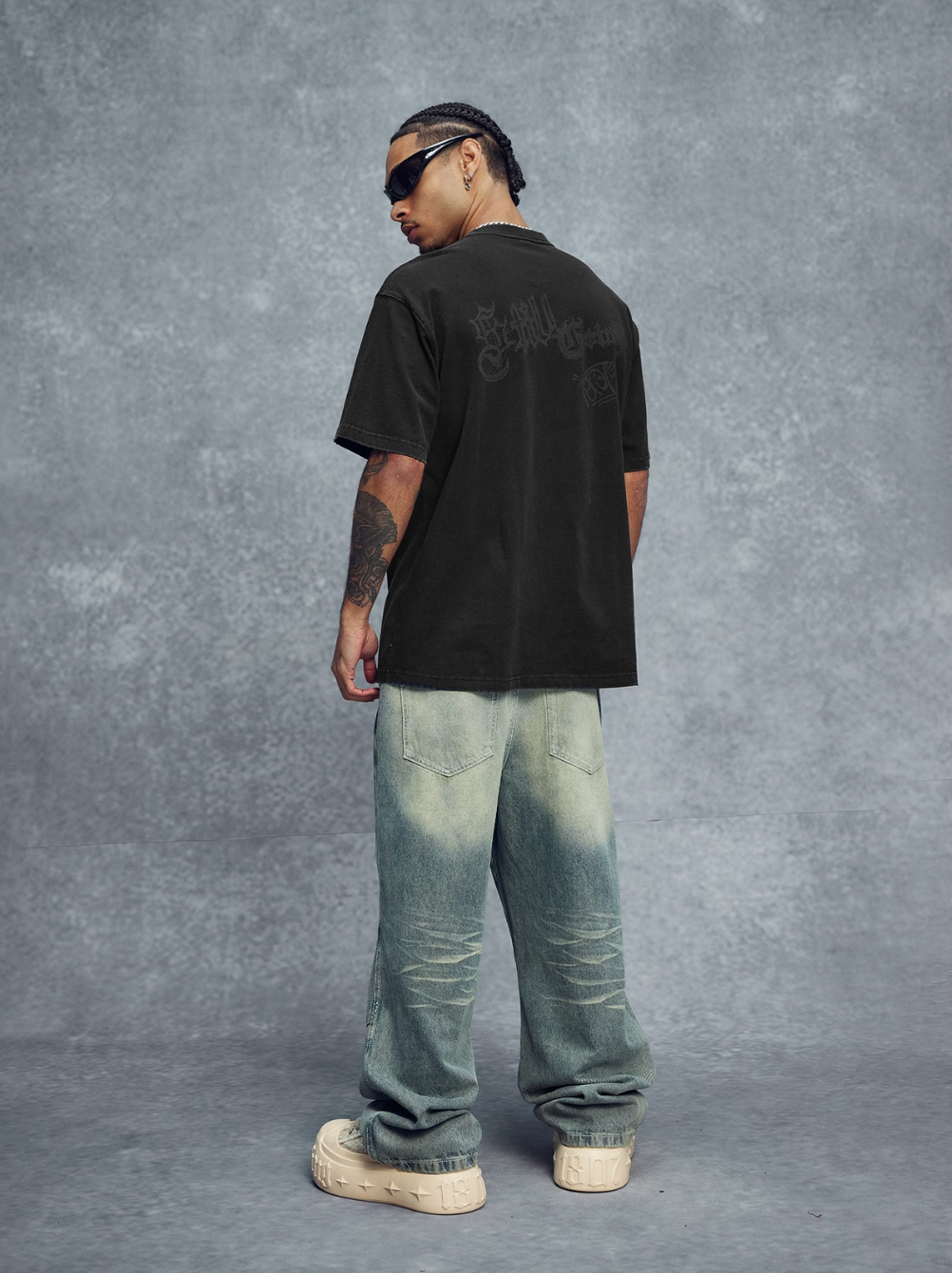 1807 Hand Painted Angel Print Tee | Face 3 Face